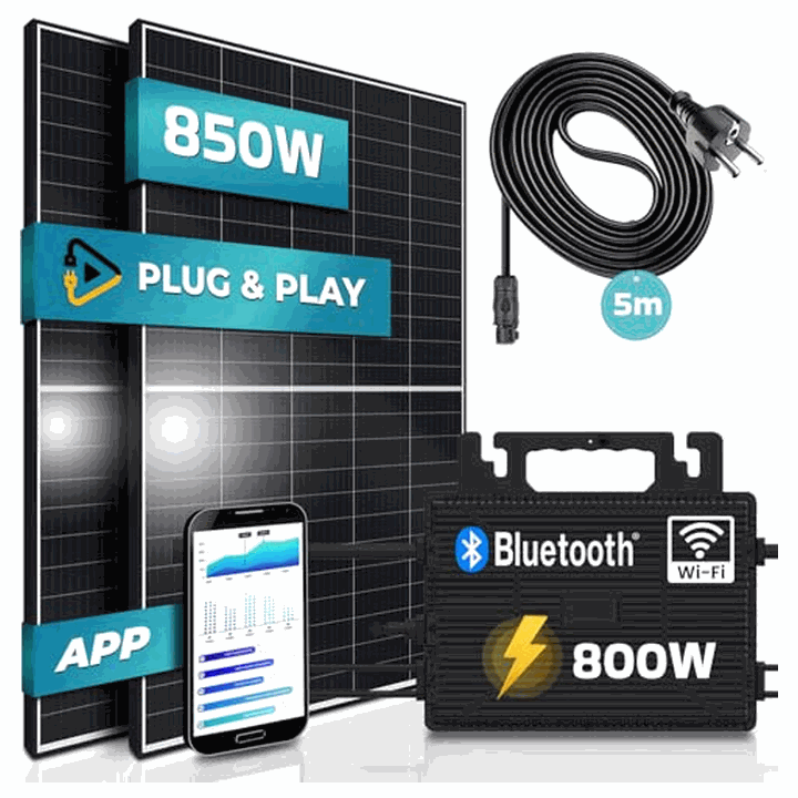 SUNNIVA 850 W Astro Energy – Balkonkraftwerk mit 850 Wp Modulleistung